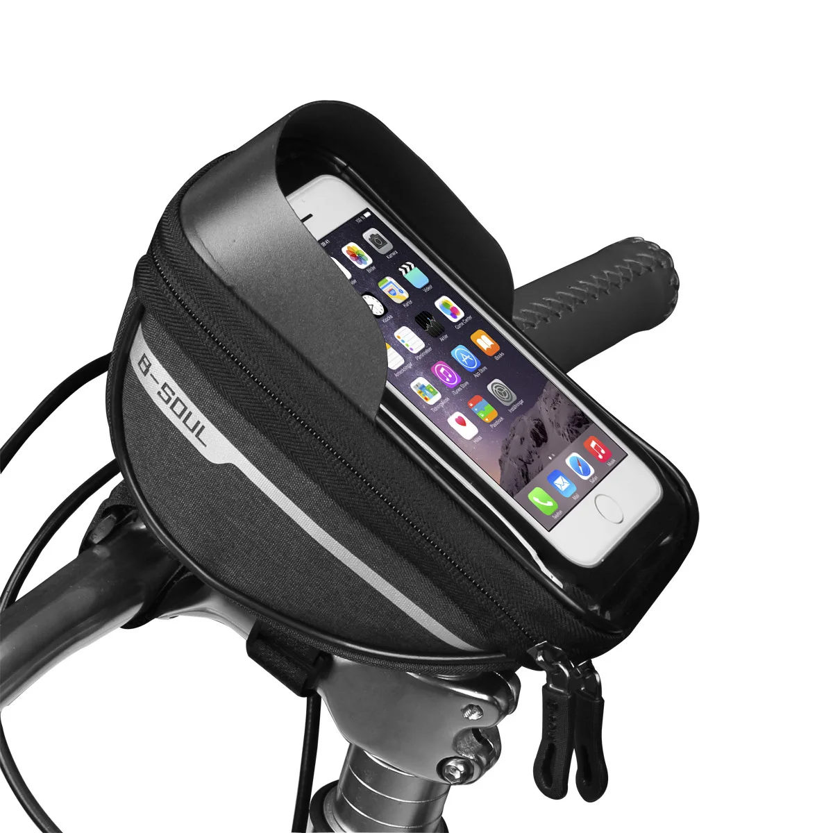 Youtube Phone Accessories - กระเป๋าใส่โทรศัพท์มือถือติดแฮนด์จักรยานแบบกันน้ำ พร้อมหน้าจอสัมผัส อุปกรณ์เสริมสำหรับการปั่นจักรยาน