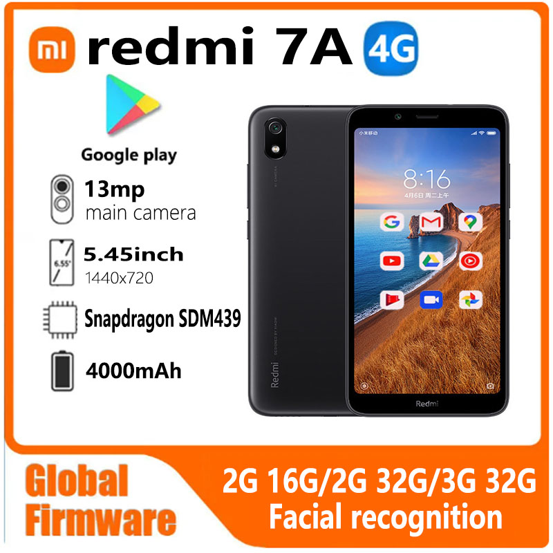 Phone Accessories Display - Xiaomi Redmi 7A สมาร์ทโฟนเฟิร์มแวร์ทั่วโลก 4G 5.45