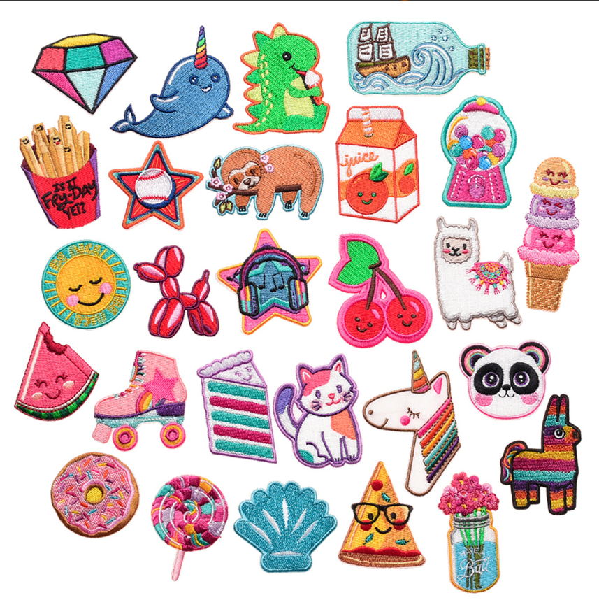 Phone Accessories Pictures - 10 Pcs อาหารสัตว์เย็บปักถักร้อยแพทช์ปักเสื้อผ้าหมวกกระเป๋ารองเท้าซ่อมโทรศัพท์ของขวัญกล่อง DIY อุปกรณ์เสริม