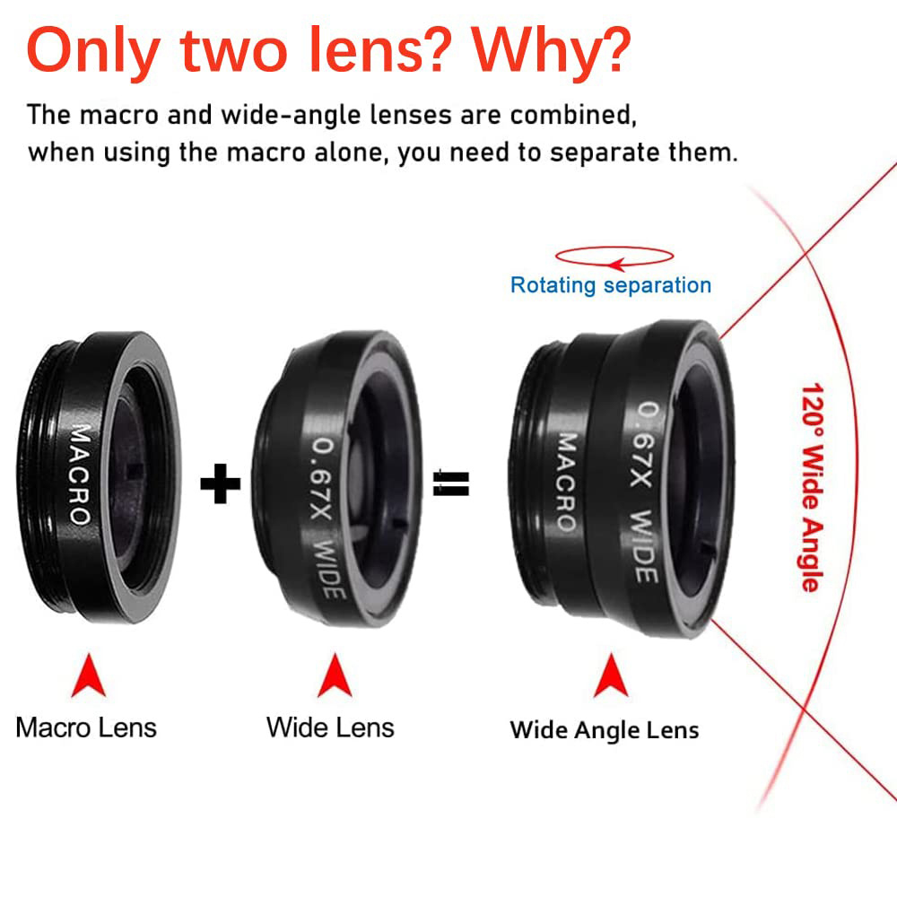 เลนส์ฟิชอาย 3 in 1 อเนกประสงค์ - Lens Camera Clip บทวิจารณ์และราคา