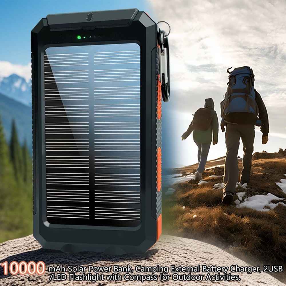 ธนาคารพลังงานแสงอาทิตย์ 10000/ - Portable Charger 20000Mah บทวิจารณ์และราคา