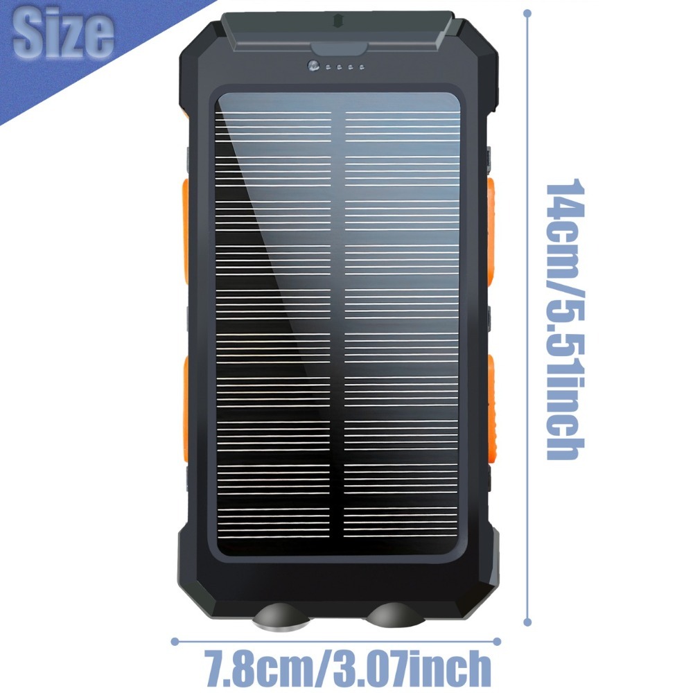 ธนาคารพลังงานแสงอาทิตย์ 10000/ - Portable Charger 20000Mah บทวิจารณ์และราคา