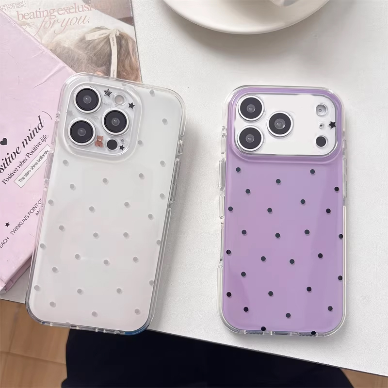 เคสโทรศัพท์ลายการ์ตูนจุดสีม่วง - Phone Accessories For Girls บทวิจารณ์และราคา