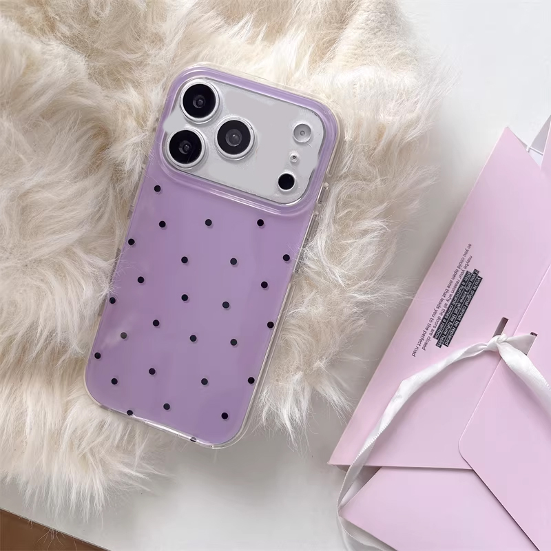 เคสโทรศัพท์ลายการ์ตูนจุดสีม่วง - Phone Accessories For Girls บทวิจารณ์และราคา