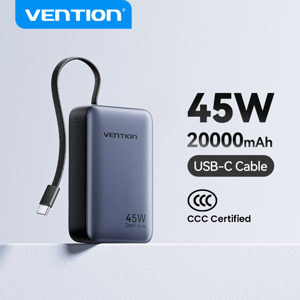 Vention CCC 45W 20000mAh Power - Portable Charger 20000Mah บทวิจารณ์และราคา