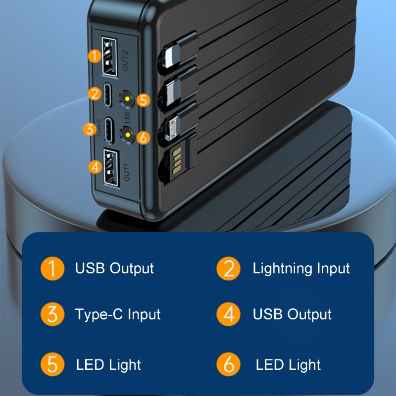 TOP 8x18650 20000mAh แบบพกพา P - Portable Charger 20000Mah บทวิจารณ์และราคา