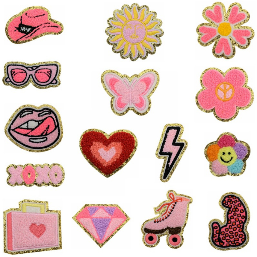 แพทช์ปักลายดอกไม้รูปหัวใจ 10 ช - Phone Accessories Pictures บทวิจารณ์และราคา