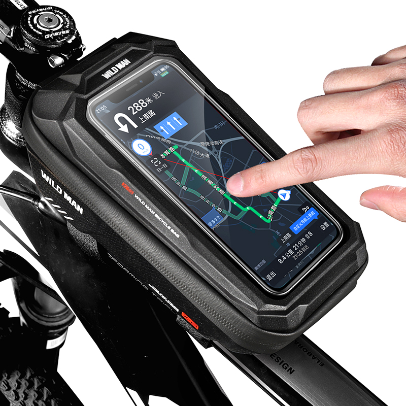 WILD MAN กระเป๋าจักรยานด้านหน้ - Youtube Phone Accessories บทวิจารณ์และราคา
