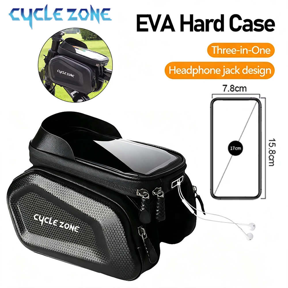 กระเป๋าจักรยานหน้าจอสัมผัสกันน - Youtube Phone Accessories บทวิจารณ์และราคา
