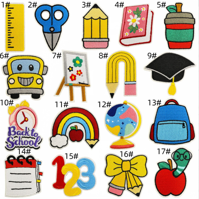 แพทช์ปักลายดินสอสี 10 ชิ้น สำห - Phone Accessories Pictures บทวิจารณ์และราคา