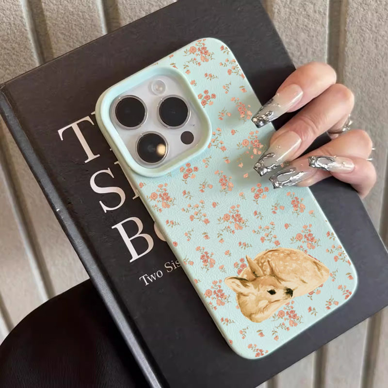 เคสโทรศัพท์ลายกวางน่ารัก ลายดอ - Phone Accessories Kiosk บทวิจารณ์และราคา