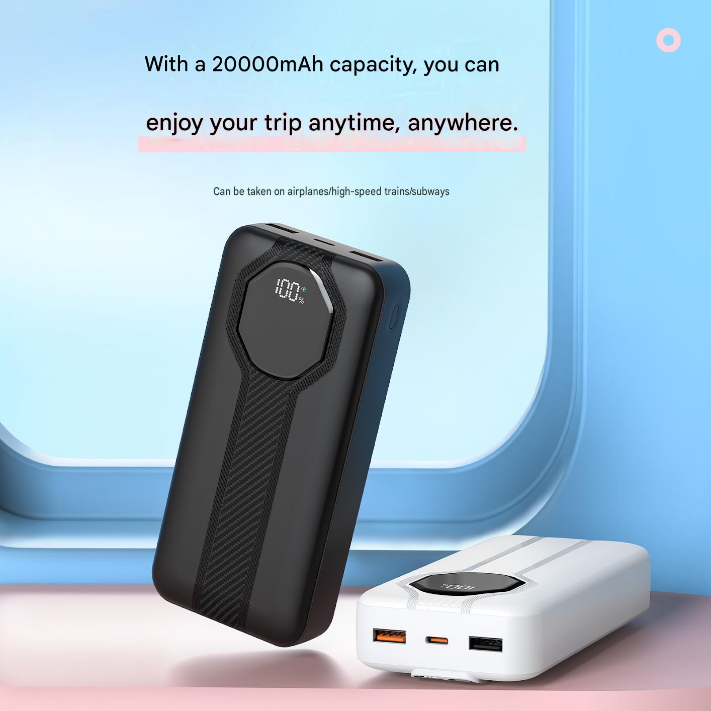 พาวเวอร์แบงค์ 20000mAh พร้อมจอ - Portable Charger 20000Mah บทวิจารณ์และราคา