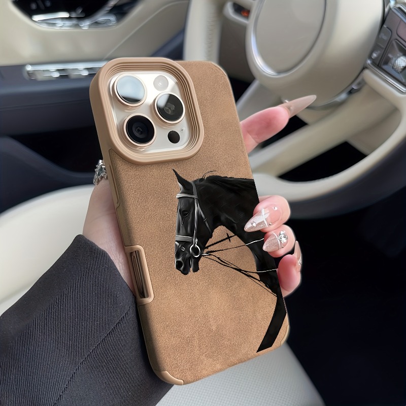 เคสโทรศัพท์ลายม้าบนหนังแกะ เหม - Phone Accessories Kiosk บทวิจารณ์และราคา