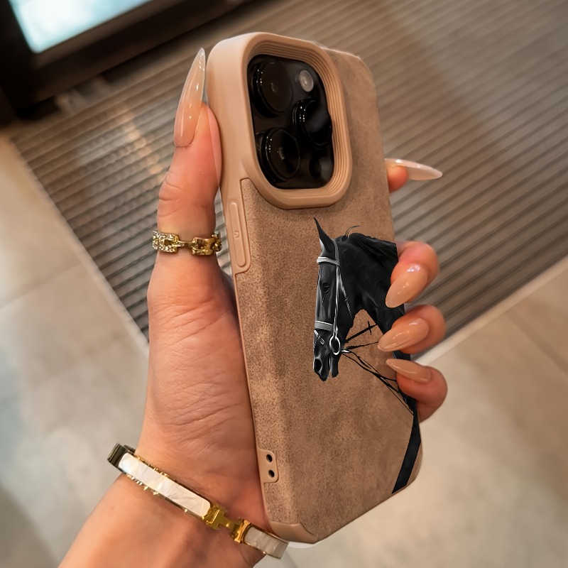 เคสโทรศัพท์ลายม้าบนหนังแกะ เหม - Phone Accessories Kiosk บทวิจารณ์และราคา