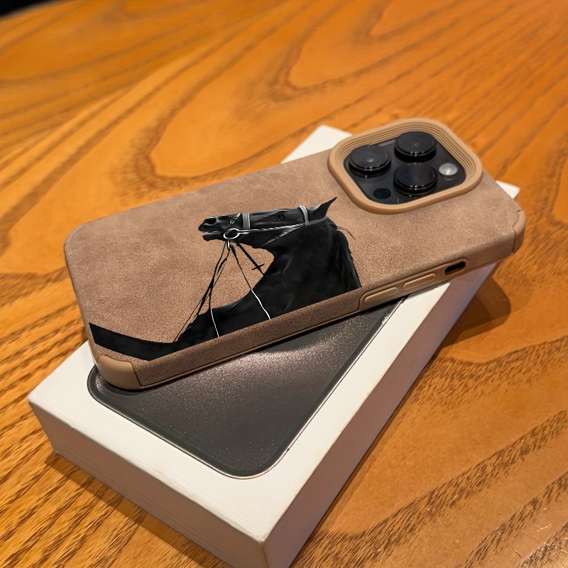เคสโทรศัพท์ลายม้าบนหนังแกะ เหม - Phone Accessories Kiosk บทวิจารณ์และราคา