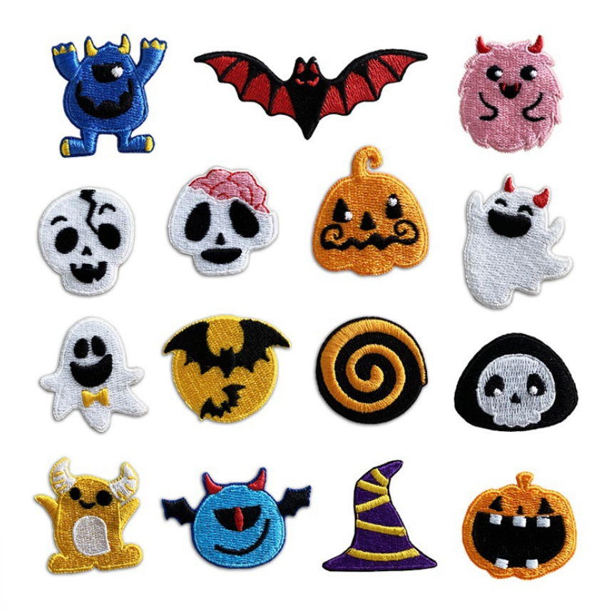 10 ชิ้น Stick บนเหล็กบนฮาโลวีน - Phone Accessories Pictures บทวิจารณ์และราคา
