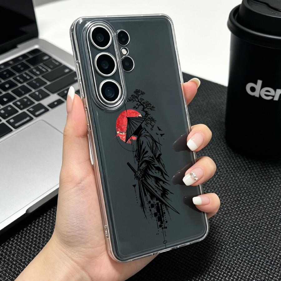 เคสลายซามูไรพระอาทิตย์สีแดงสำห - Phone Accessories Red บทวิจารณ์และราคา
