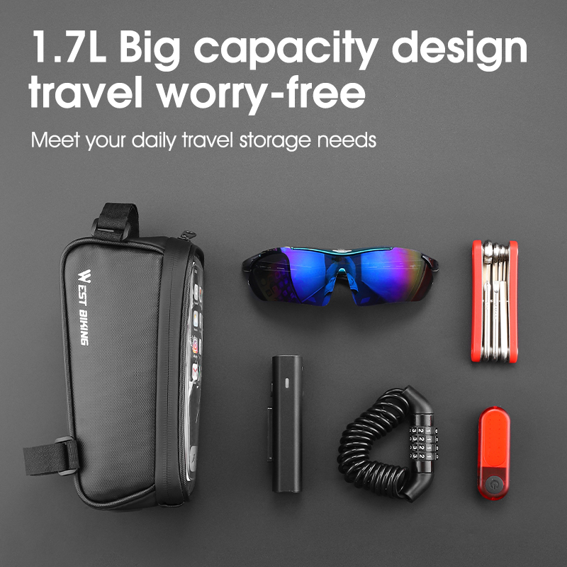 กระเป๋าติดจักรยาน WEST BIKING  - Youtube Phone Accessories บทวิจารณ์และราคา