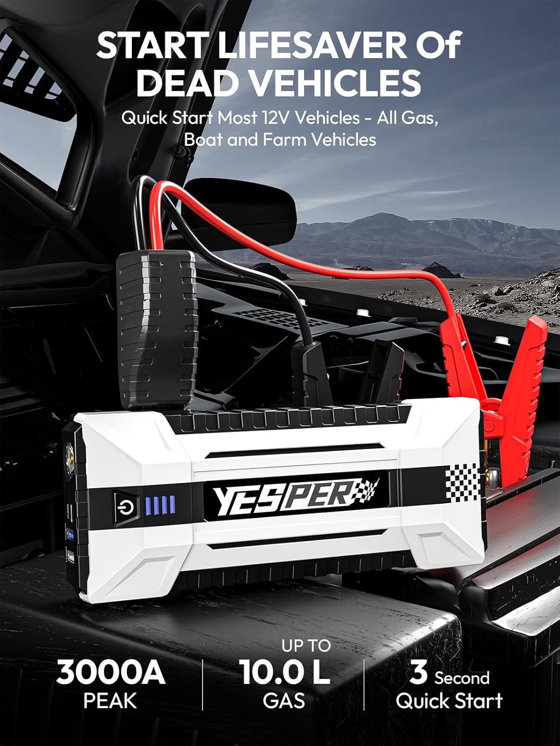 เครื่องช่วยสตาร์ทรถยนต์ YEPSER - Portable Charger 20000Mah บทวิจารณ์และราคา
