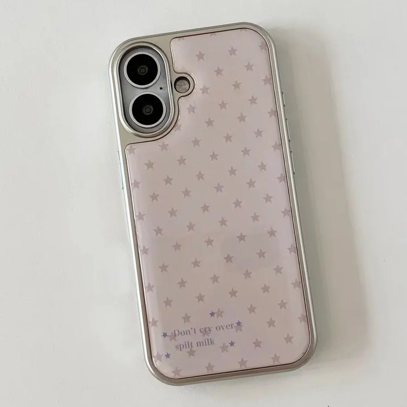 เคสโทรศัพท์แบบหยดกาวลายดาวสีชม - Phone Accessories For Girls บทวิจารณ์และราคา