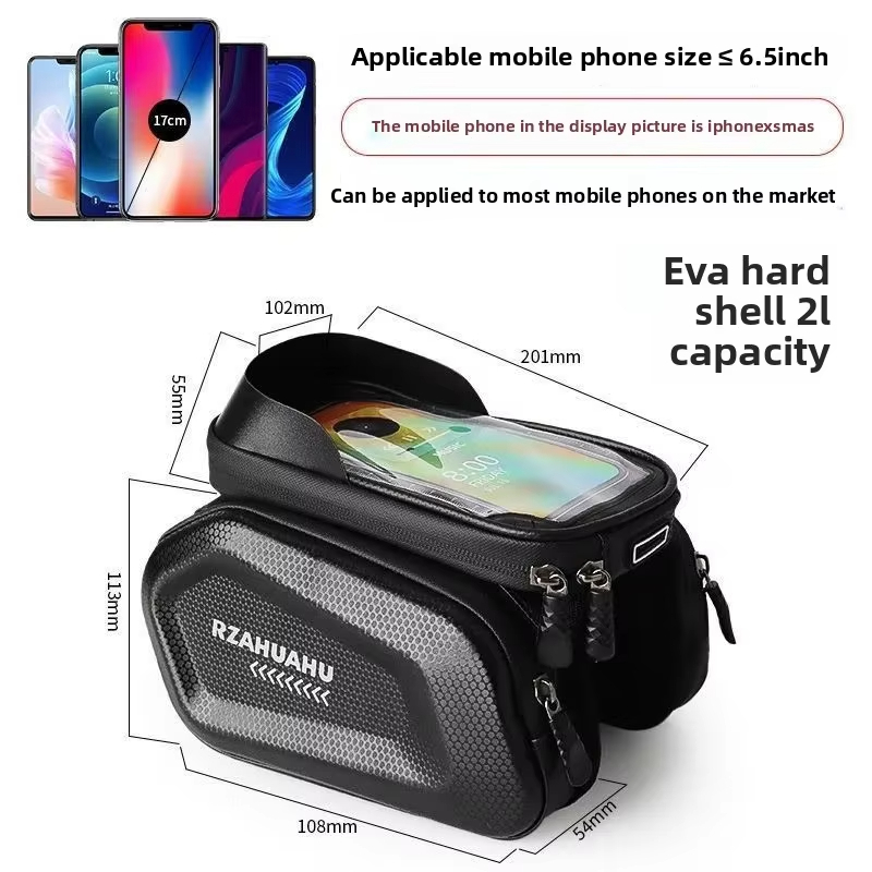 กระเป๋าจักรยาน กระเป๋าติดท่อบน - Youtube Phone Accessories บทวิจารณ์และราคา