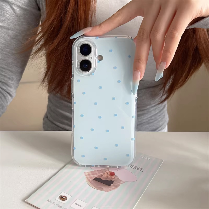 เคสโทรศัพท์ลายการ์ตูนจุดสีฟ้าช - Phone Accessories For Girls บทวิจารณ์และราคา
