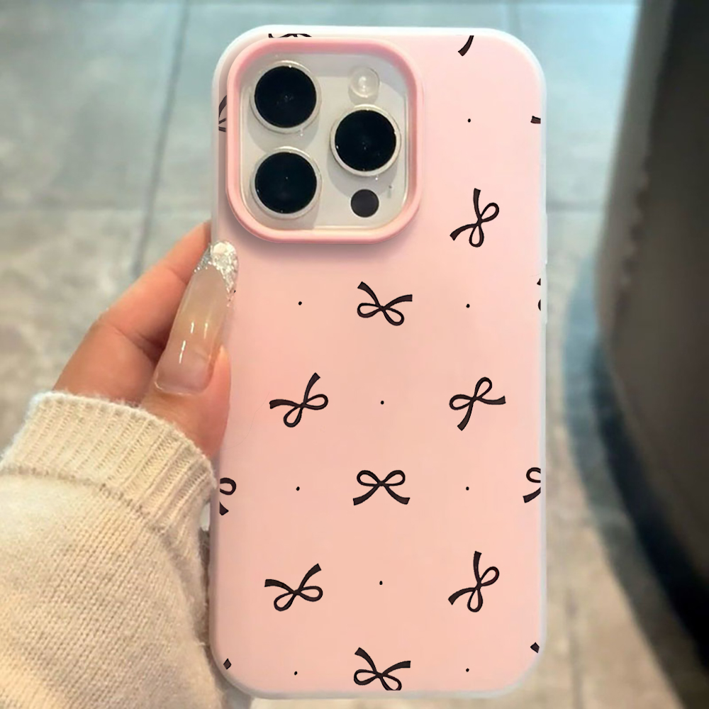 เคสโทรศัพท์ลายโบว์น่ารักลายจุด - Phone Accessories Kiosk บทวิจารณ์และราคา