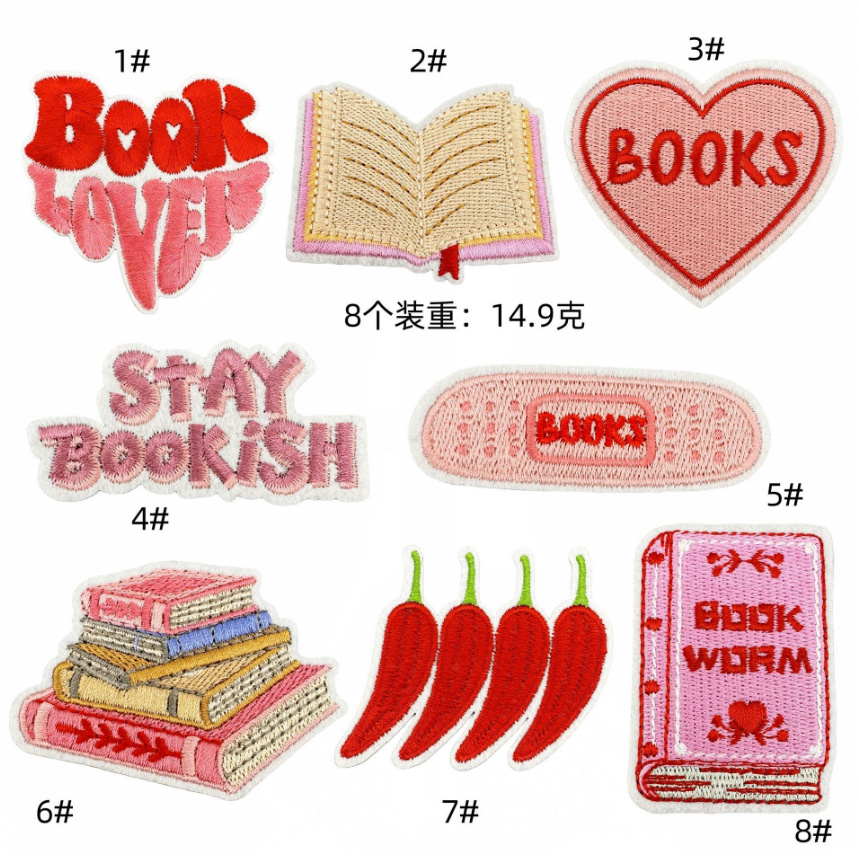 10 ชิ้นหนังสือเหล็กบนเย็บบนแพท - Phone Accessories Pictures บทวิจารณ์และราคา