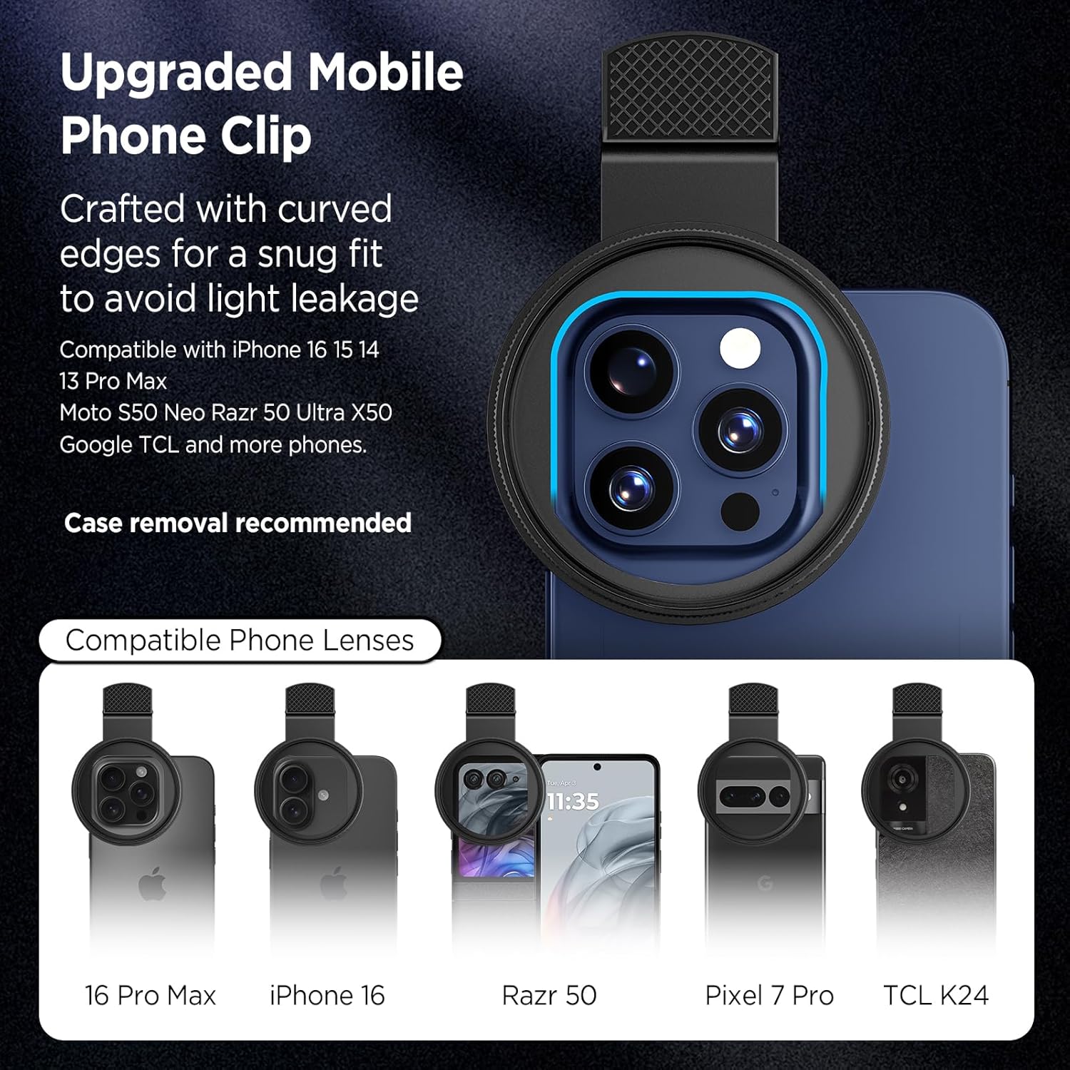ชุดเลนส์กล้องแบบคลิปหนีบ 52 มม - Lens Camera Clip บทวิจารณ์และราคา