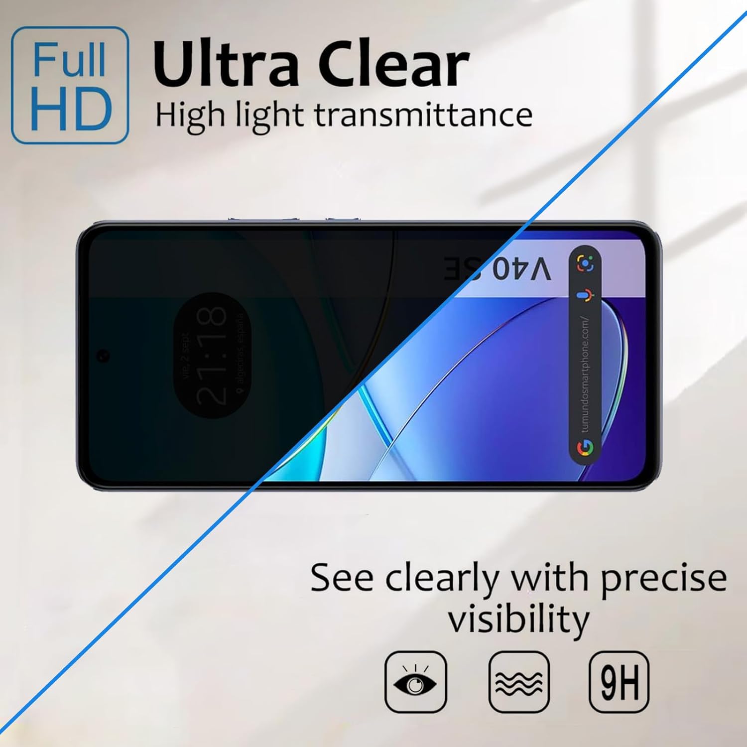 สําหรับ VIVO V40 SE Anti Spy ก - Vivo V40 บทวิจารณ์และราคา