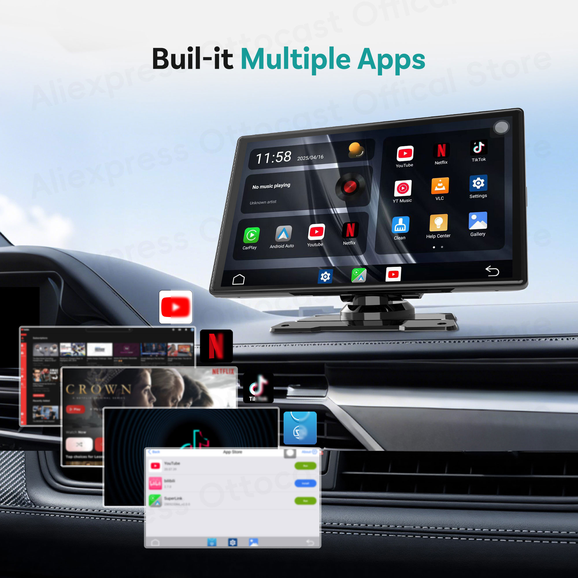 Ottocast Express Android Car T - Youtube Phone Accessories บทวิจารณ์และราคา