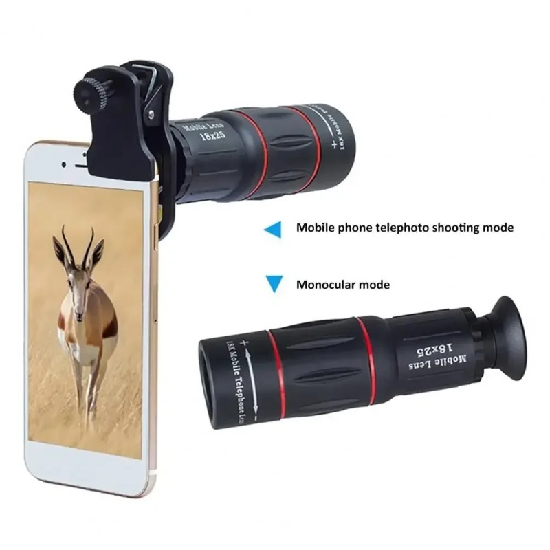 เลนส์เทเลโฟโต้แบบหนีบสำหรับโทร - Lens Camera Clip บทวิจารณ์และราคา