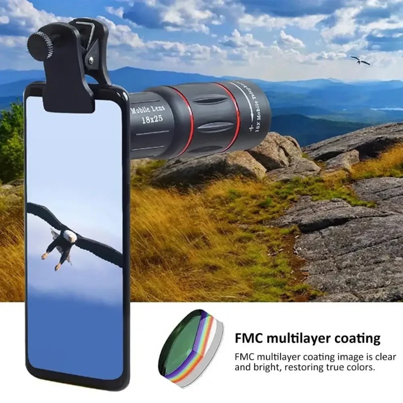 เลนส์เทเลโฟโต้แบบหนีบสำหรับโทร - Lens Camera Clip บทวิจารณ์และราคา