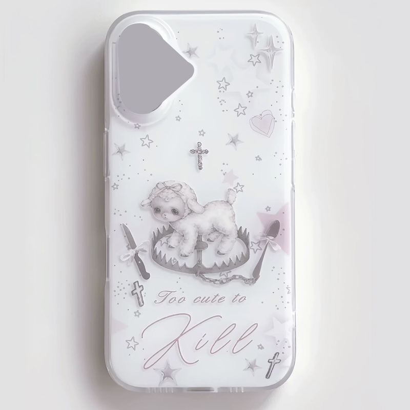 เคสโทรศัพท์ลายการ์ตูนแกะสีชมพู - Phone Accessories For Girls บทวิจารณ์และราคา