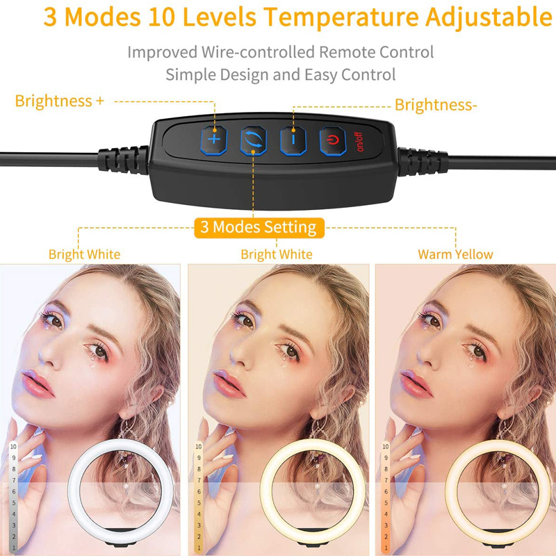 16 ซม.26 ซม.33 ซม.ไฟ LED หรี่แ - Youtube Phone Accessories บทวิจารณ์และราคา